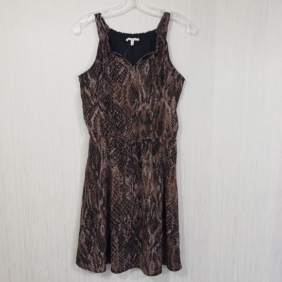 Maurices NWOT snake print strappy dress with elastic waist - Picture 1 of 9
